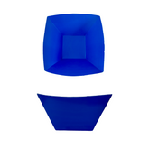 BANDEJA CUADRADA AZUL X2